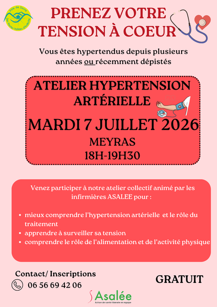 Atelier hypertension artérielle 